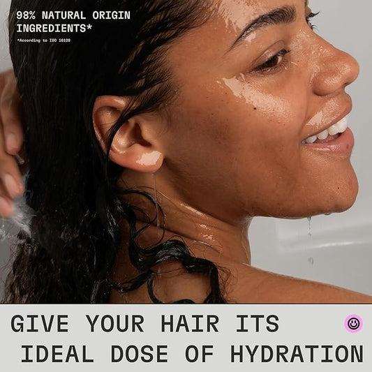 Divine Hydration Hair Conditioner, EWG Verified, Infused with Panthenol and Biotin, For Dry, Brittle Hair, Clean Ingredients, Vegan, Tropical Scent, 8 Fl Oz