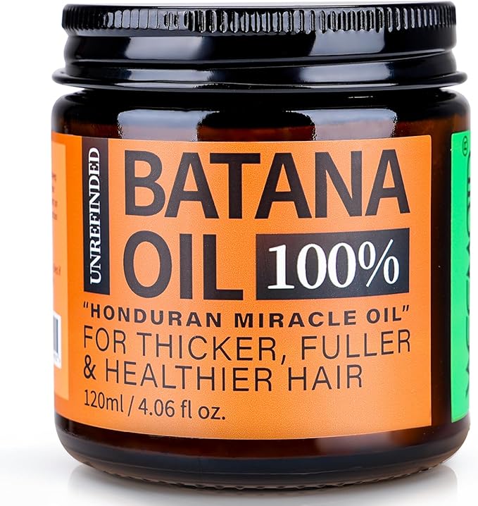 Unrefined Batana Oil for Hair Growth, Dr. Sebi Raw Batana Oil from Honduras, Hair Mask Hair Growth oil with Organic and Natural Ingredients, 4.06 fl oz (4.06 fl oz, Coffee)
