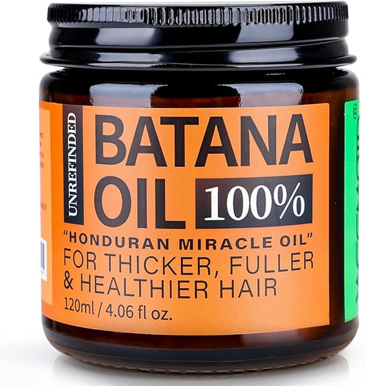Unrefined Batana Oil for Hair Growth, Dr. Sebi Raw Batana Oil from Honduras, Hair Mask Hair Growth oil with Organic and Natural Ingredients, 4.06 fl oz (4.06 fl oz, Coffee)