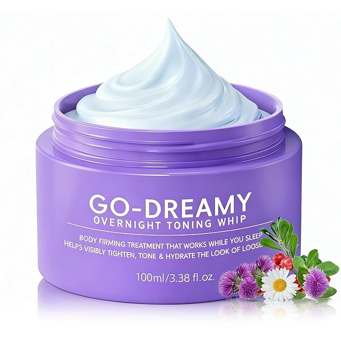 Get Dreamy Overnight Toning Whip, Skin Tightening Cream for Body, Body Firming for Women That Works While You Sleep, Skin Tightening Cellulite Cream Suitable for All Skin Types