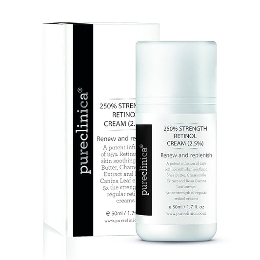 250% Strength Retinol Cream – 50ml/ 1.7 fl. oz. Potent Anti-Aging, with 2.5x Active Ingredients Compared to Competitors