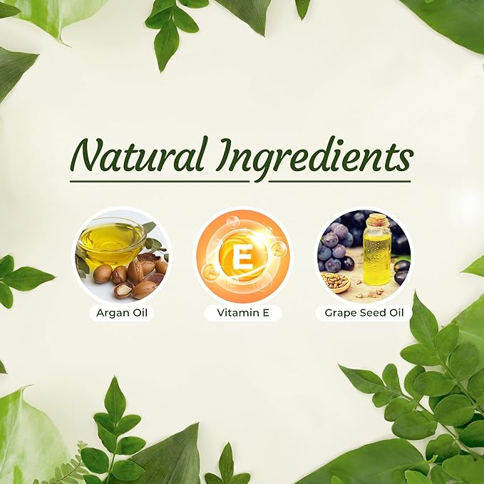 Herbishh Amazing Argan Oil, Pure Moroccan Argan Oil for Skin & Hair, Repair Damaged Hair, Deep Nourish Anti-UV-30ML-(2pack)