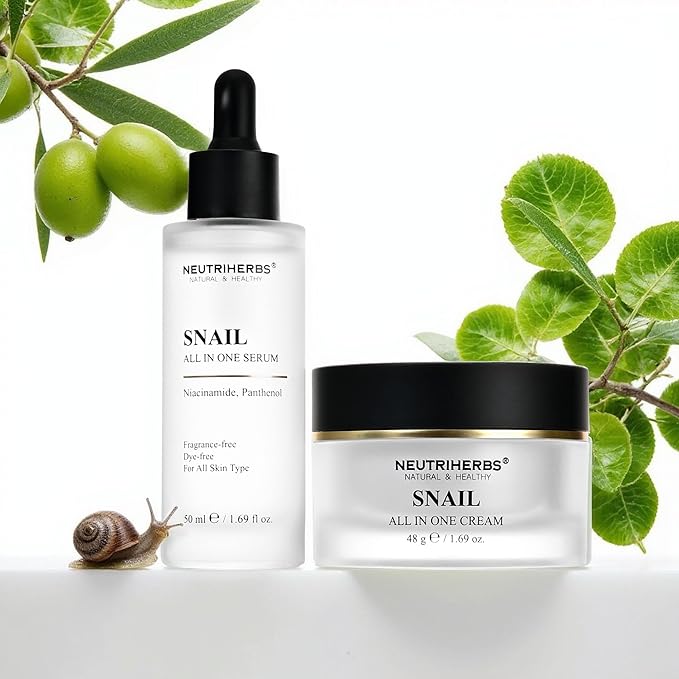 Neutriherbs Pro 10% Snail Mucin Moisturizer, Face Cream For Women & Men, 20X Concentrated Anti-Aging & Skin Repair, USA-Sourced Snail Secretion Filtrate - 1.69 oz