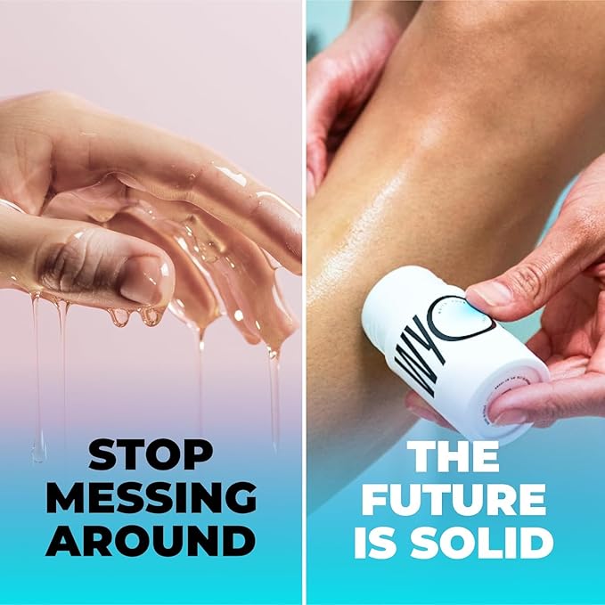 WYOS All Over Oil Stick 2 Pack, Face Body Oil Dew Hydration Shine Glow, Moisturizing Non-Greasy Formula, Travel Friendly, Leak Free, Highlighter Balm, Hair Stick, Vegan, Sulfate Free, Paraben Free