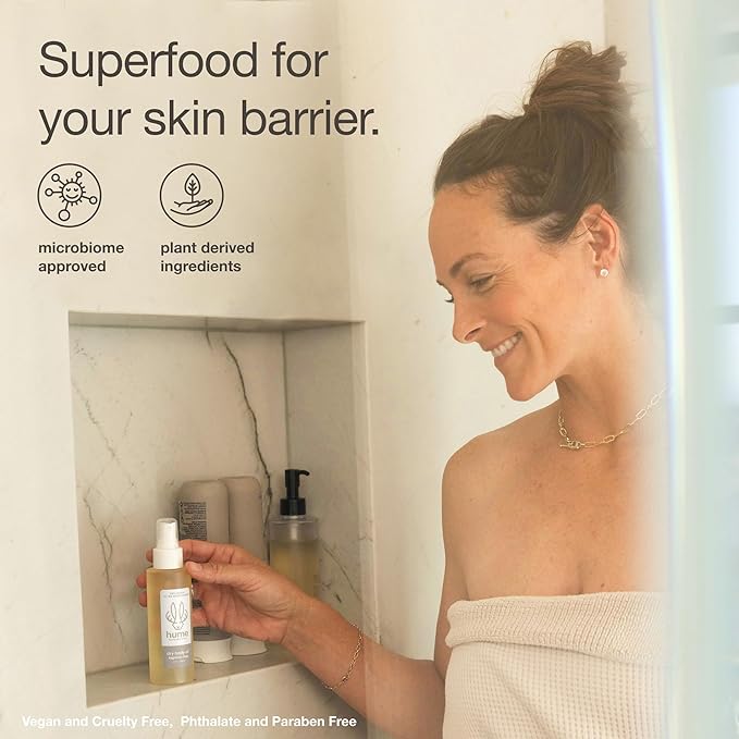 HUME SUPERNATURAL Dry Body Oil Spray - Moisturizing Oil for Dry Skin, After Shower Hydrating Body Oils for Women and Men, Nourishing, Glow, Fragrance Free, 2-Pack