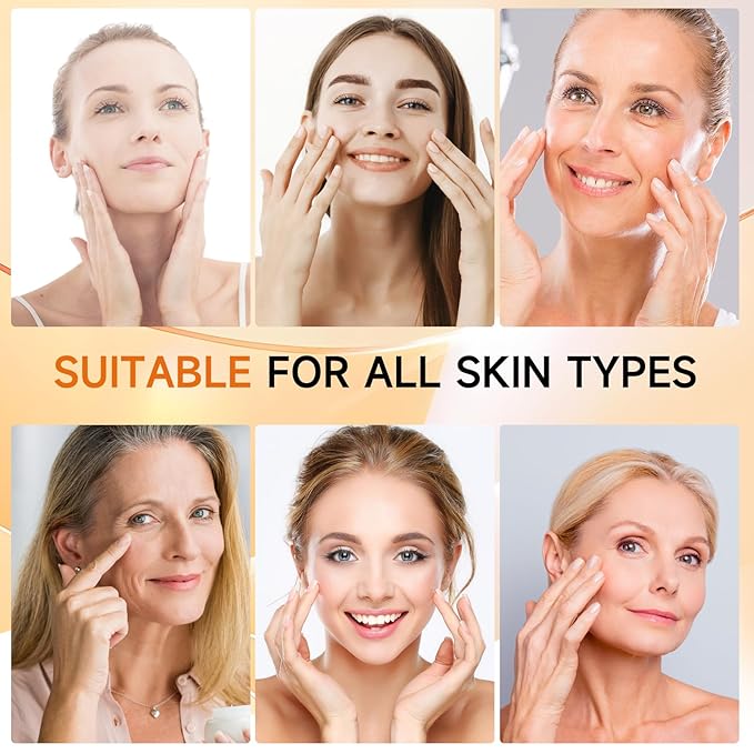 HANYWIL Super Vitamin C Serum for Women over 70, Vitamin C Serum for Face, Dark Spot Remover for Face, Hyaluronic Acid Skin Care, Targets Age Spots, Hydrates and Wrinkle Reduction 1.7fl oz