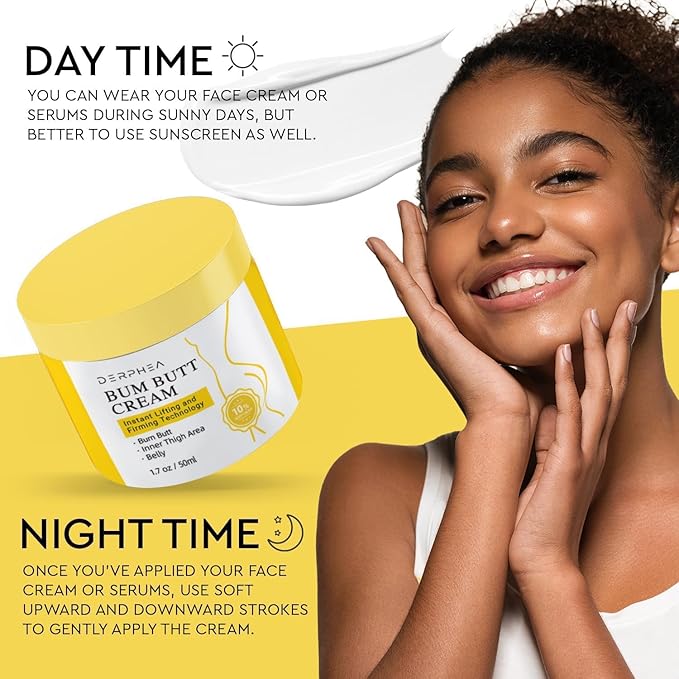 Body Tightening and Firming Cream: Crepey Skin Firming Lotion for Bum, Thighs, Arm & Belly–Skin Toning & Cellulite Reduction Cream