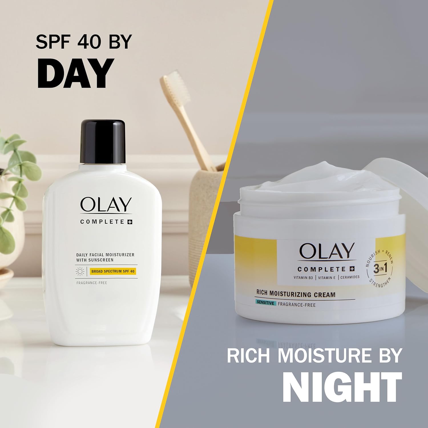 OLAY Complete+ Rich Moisturizing Cream – Hydrating & Nourishing Face Cream