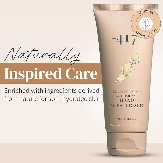 -417 Minus Milk & Honey Hand Moisturizer: Nourishing Anti-Oxidant Rich