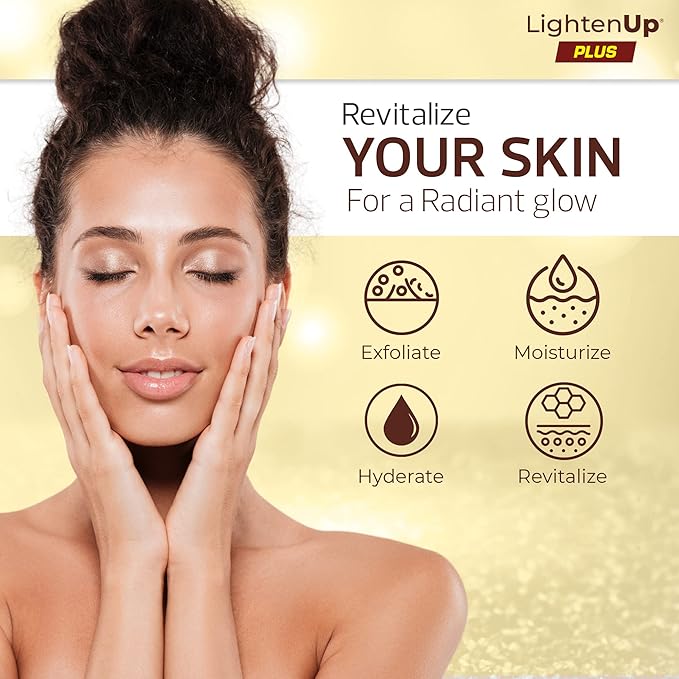 OMIC Lighten-Up Brightening Face Wash - 4 fl oz / 118 ml - Face Scrub Exfoliator, Natural Shower Gel, with Coconut Oil, Papaya, Shea Butter for All Skin Types