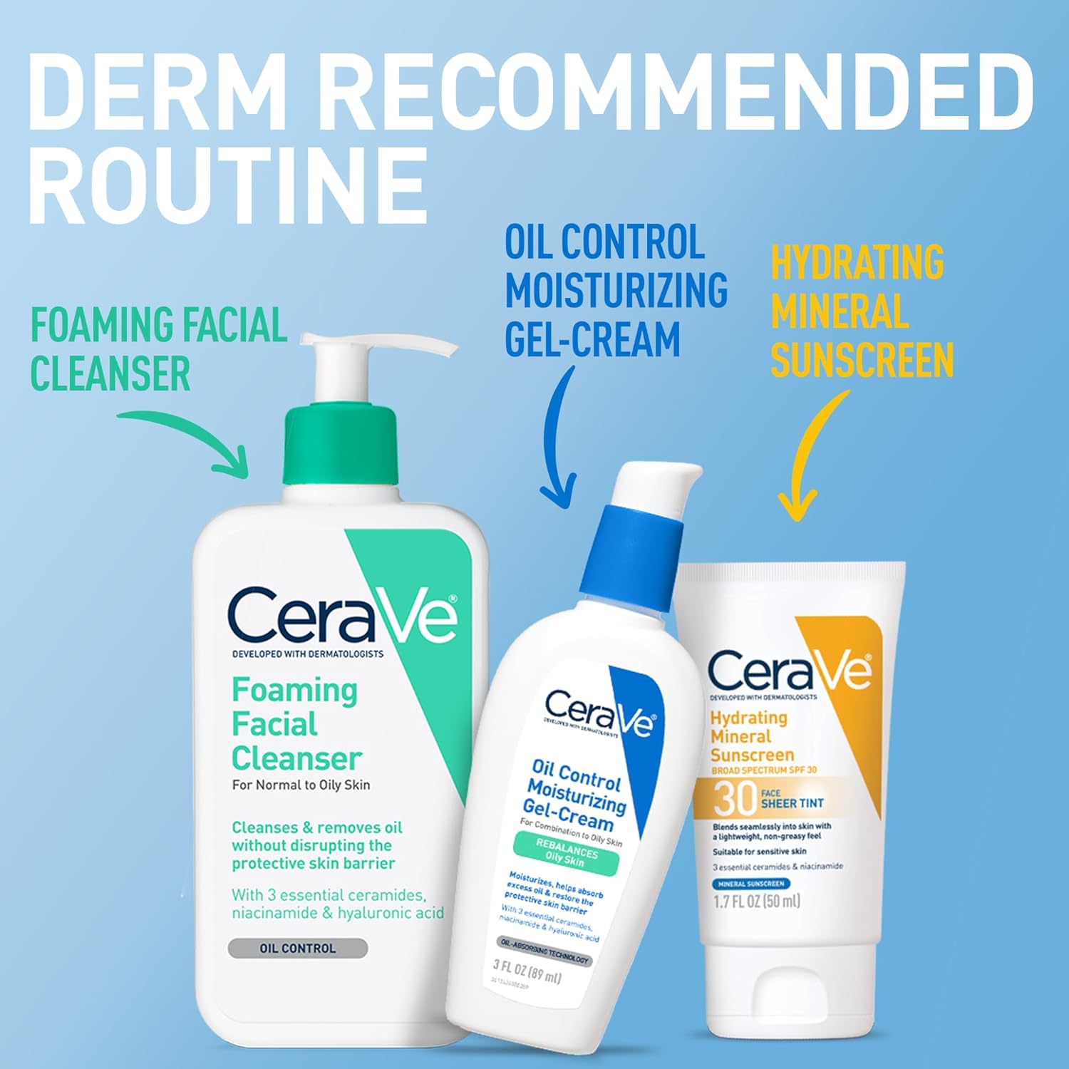 Oil Control Gel-Cream Moisturizer – For Oily Skin, Fragrance-Free 💦✨