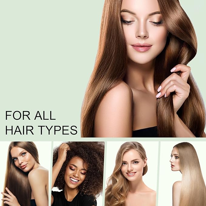 Sea Salt Scalp Scrub, Rosemary Scalp Exfoliator Shampoo, 2-in-1 Hair Treatment with Mint Argan Oil Keratin, Lasting Fluffy, Clarifying and Buildup Removal Hair Care with Silicone Massager