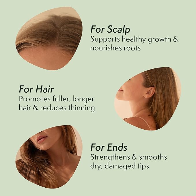 Nature Spell Rosemary Oil for Hair Growth with Pump Dispenser, Pre-Diluted Hair & Scalp Oil Nourishes Dry, Damaged Hair, For Women & Men, 5.07 Fl Oz