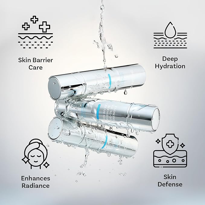 Exosome Squal-Tox Booster Cream Mist 3.38 fl oz (100ml) – Hydrating, Soothing, and Brightening with Squalane, Centella Asiatica, and Niacinamide
