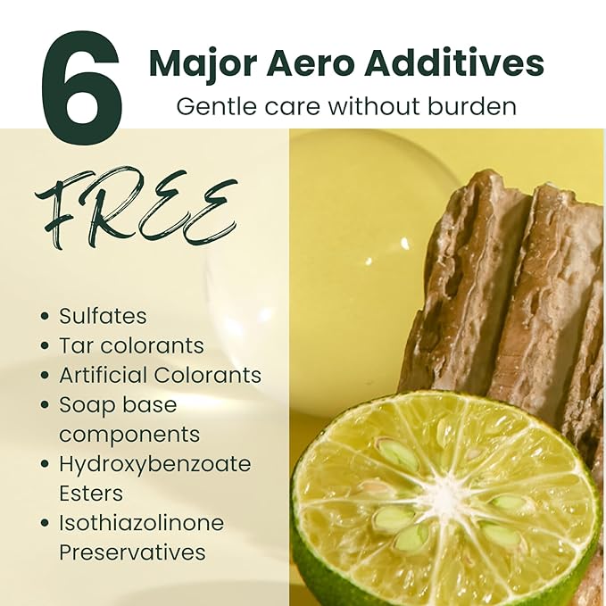 Natural Shampoo for Women, Anti Frizz Shampoo for Men with Hot Spring Yeast, Green Algae, Amino Acids & Vitamins from Japan, Paraben & Sulfate Free SHAMPOO 10.1 Fl Oz KABOSU CITRUS