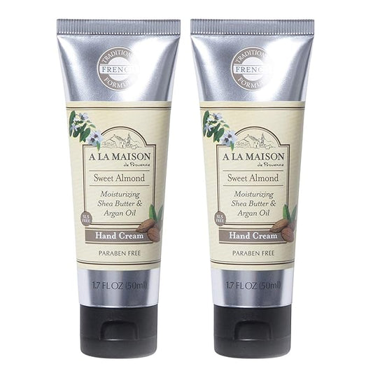 A LA MAISON Hand Cream, Sweet Almond, 1.7 Fluid Ounce, 2 Pack
