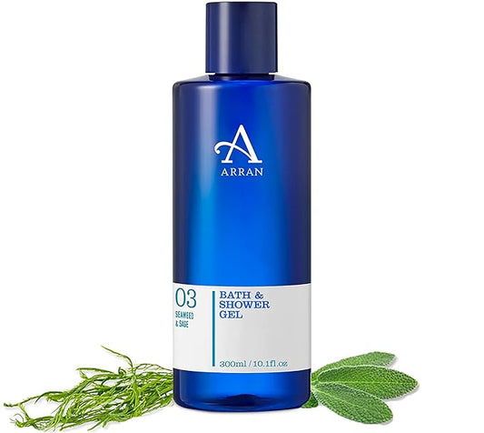 Arran Sense of Scotland Seaweed and Sage Bath and Shower Gel, 300 ml