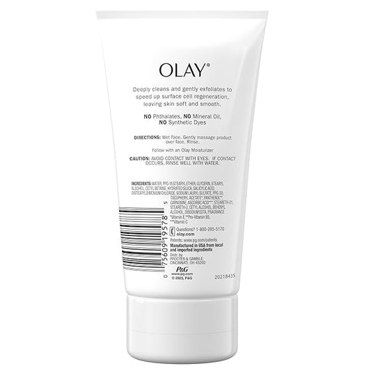 Olay Regenerist Regenerating Cream Cleanser Face Wash, 5 fl oz, Pack of 3