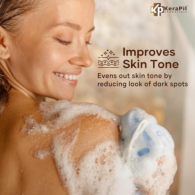 Exfoliating Body Wash with Salicylic Acid - No Dry Out, Gentle Exfoliates Rough and Bumpy Skin, Body Acne Wash, BHA & AHA - Coconut and Vanilla with Salicylic Acid - (16 fl oz)