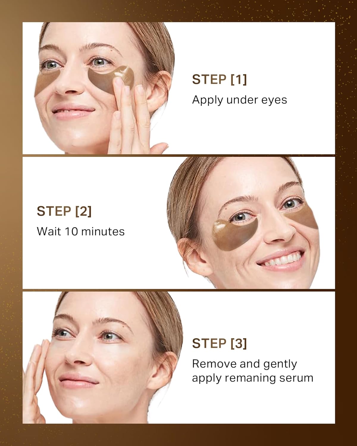 Black Caviar under Eye Patches (30 Pairs), Anti-Aging Hydrating Eye Mask for Wrinkles, Fine Lines, Skincare with Hyaluronic Acid & Cica, Beauty & Personal Care