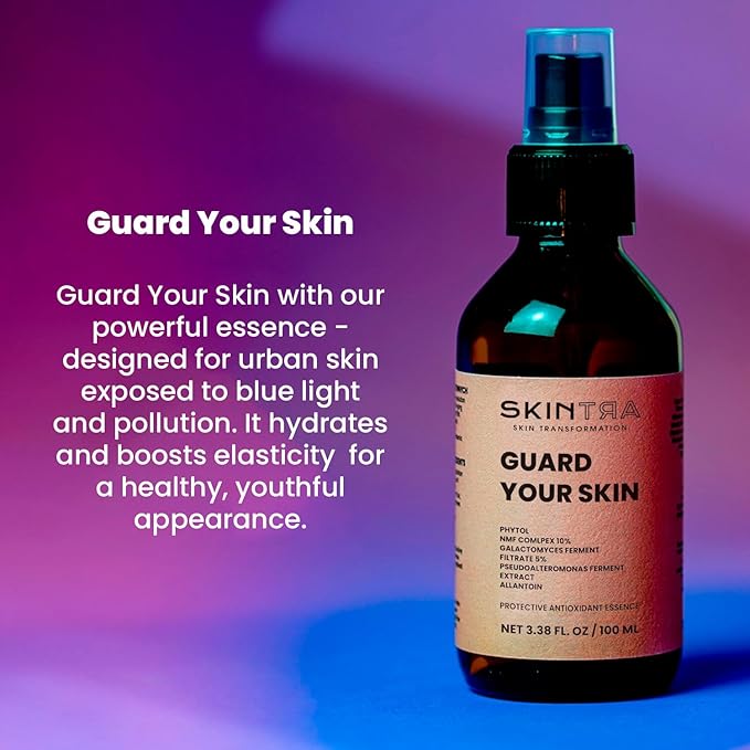 Guard Your Skin - Antioxidant Essence Mist - Long-Lasting Hydration & Defense against External Factors - Lightweight, Cooling, Vegan Formula – 100 ml/Net 3.38 Fl. Oz