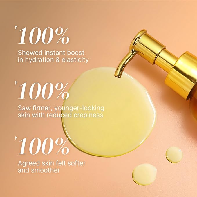 Body Firming Oil for Crepe Skin: Fast Absorbing Firming & Hydrating Skin Care with Jojoba, Grapeseed & Geranium Oils, Vitamin E | 3.4 Fl Oz Moisturizing Treatment Oil for Tightening After Shower