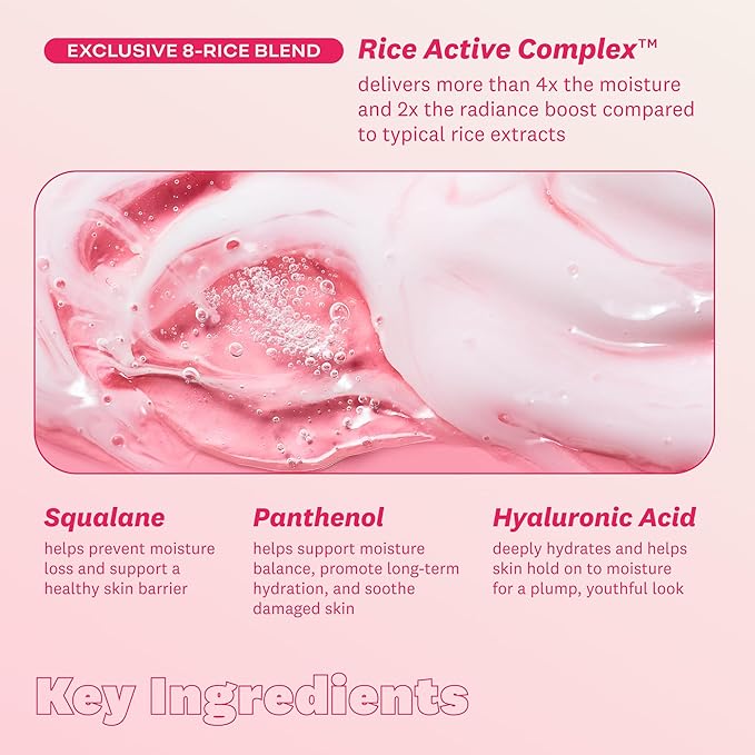 The Face Shop Rice Water Bright Double Foaming Cleanser, 2-in-1 Milky and Jelly Texture, Gentle Face Wash for Hydrating & Moisturizing, Makeup Remover, Korean Skin Care, Vegan, 6.4 fl. oz.