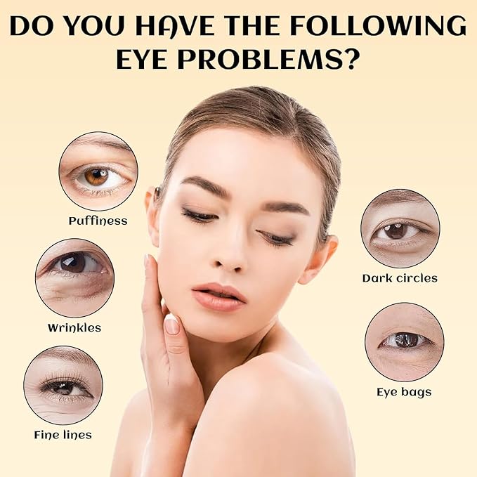 2PCS Turmeric Eyes Cream for Under Eye Bags, 2025 New Turmeric Cream Erases Eye Bags Within Minutes, Moisturizing Under Eyes Balm for Travel Care Serum for Women