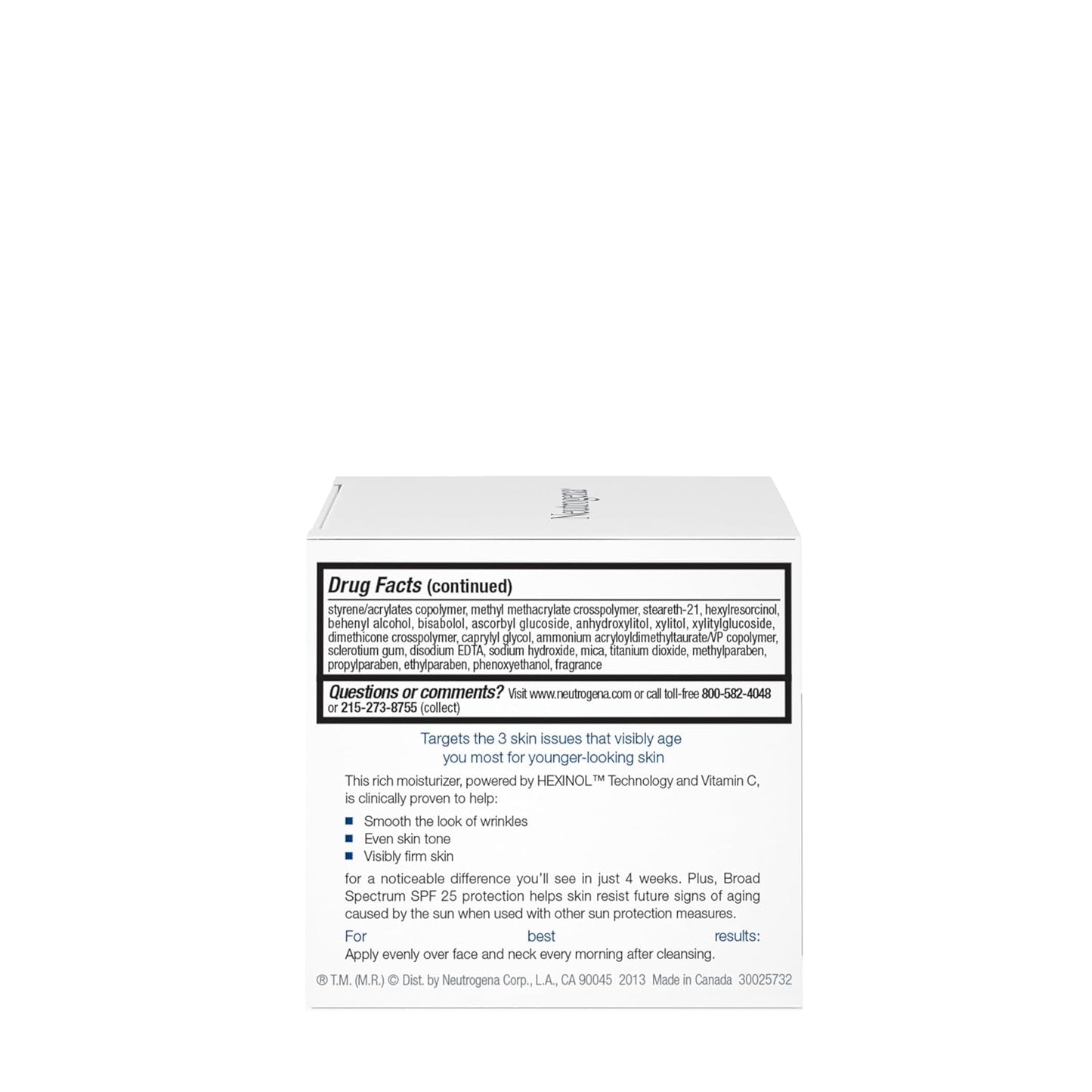 Triple Age Repair Anti-Aging Face Moisturizer with SPF 25 – Firming Day Cream for Wrinkles, Dark Spots & Dry Skin – Neck & Face Lotion with Glycerin & Shea Butter – 1.7 oz