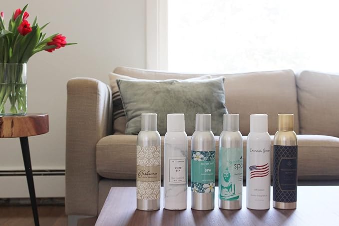 Room Fragrance Air Freshener Spray Concentrated Bathroom, Kitchen, Car, or Office Deodorizer, U.S.- Made by AP Fragrance (White Zen)