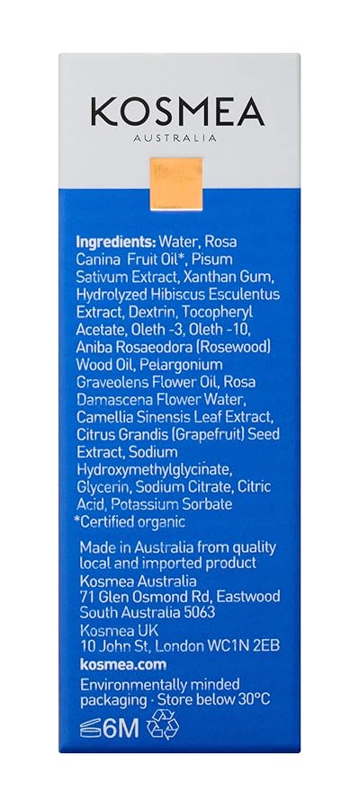 Kosmea Eighth Natural Wonder Facial Serum – Best Anti Aging Serum For The Face & Skin – Contains Myoxinal Derived From Hibiscus Seed & Certified Organic Rosehip Oil & More 0.501fl oz