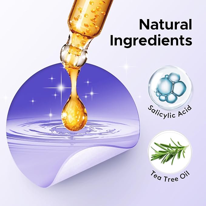 LitBear Acne Patches for Large Breakouts, Hydrocolloid Pimple Patches for Zit and Blemish, Face, Chin, Back and Body With Tea Tree Oil