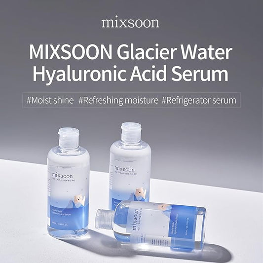 mixsoon Glacier Water Hyaluronic Acid Serum - Non-greasy Hydration Booster, Firming Facial Serum For Radiant, Dewy Skin - Korean Serum for Glass Skin (1.01 fl.oz / 30ml)