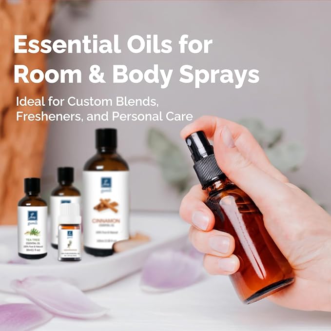 Rosemary Essential Oil, Pure Undiluted Rosemary Oil for Hair Growth, Diffuser, Skin, Spray - 100ml