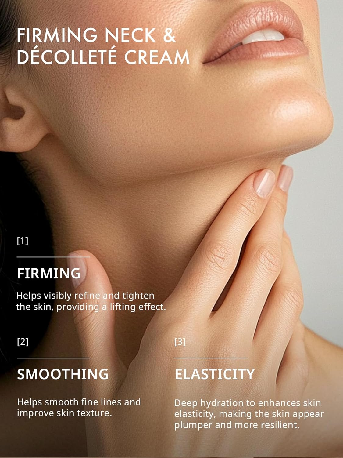 Depology Firming Neck & Décolleté Cream with IDEALIFT™ 4%, Retinol & Collagen – Anti-Aging Korean Skin Care for Neck Tightening, Wrinkle Reduction & Hydration – Multi-HA Complex, 1.69 fl. oz