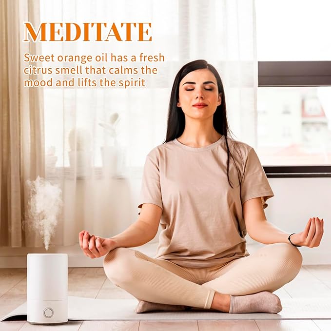 EVOKE OCCU Orange Essential Oil for Clean Diffuser Hair Spray, DIY Candle and Soap - 4 Fl Oz