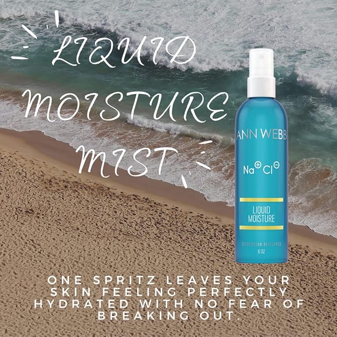 Liquid Moisture Mist - Face Mist Hydrating Spray Rejuvenates, Refreshes, Soothes & Invigorates Skin Non-Greasy Lightweight for extra hydration. Light, fresh, orange/mint scent 6 oz