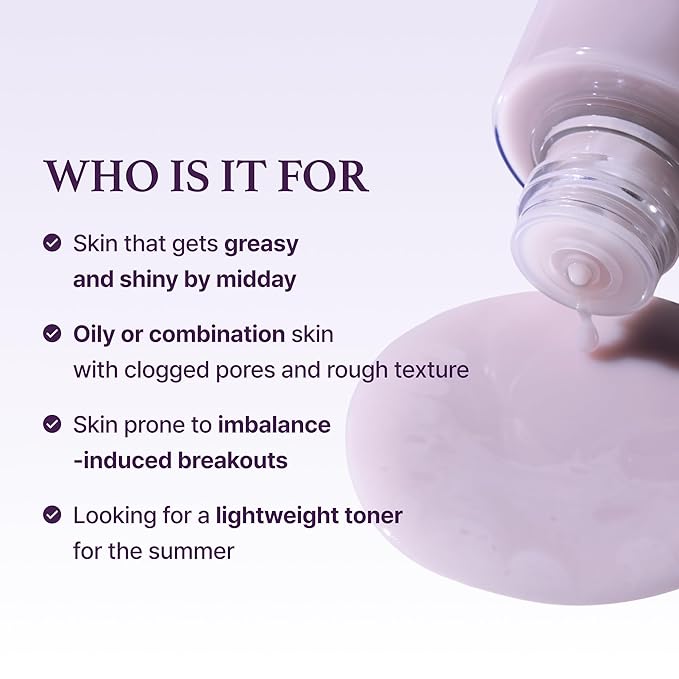 I'm from Black Rice Toner for Oily Skin, Sebum Control Toner, Lightweight, Niacinamide, Panthenol, Fragrance Free, Korean Skin Care, 150ml, 5.07 fl.oz