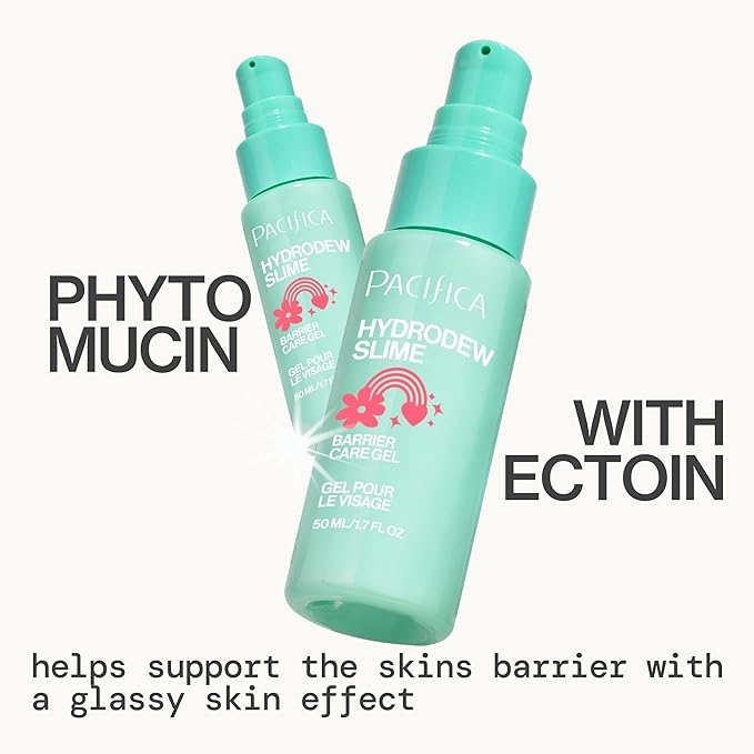 Pacifica Hydrodew Slime Vegan Snail Mucin Barrier Face Moisturizing Gel, Hydrating For Smoothing & Refining Skin, Vegan & Cruelty-Free