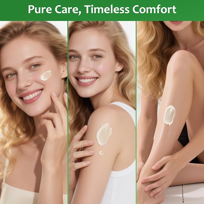 Beef Tallow for Skin, 100% Organic Grass-Fed Whipped Beef Tallow & Honey Balm, Deeply Moisturizing Face & Body Cream for All Skin Types, 2.12 OZ