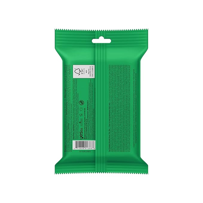 Yes To Cucumbers Face Wipes for Sensitive Skin Soothing Travel Facial Wipes | 10 Count (Model: 3371028)