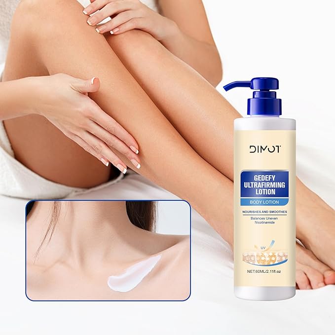DIMOT Ultra Firming Body Lotion,Tighten Moisturising Skin Body Cream, Anti Aging Nourishes and Smoothes Lotion for All Type Skin Care, Even Tone, 2.11 fl oz (1)