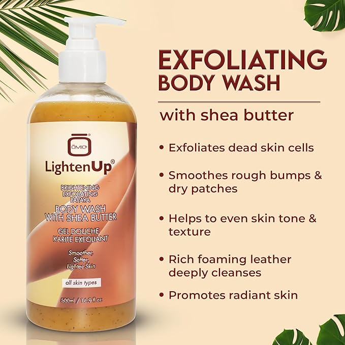 OMIC Lighten-Up LightenUp Plus Exfoliating Shower Gel 500 ml