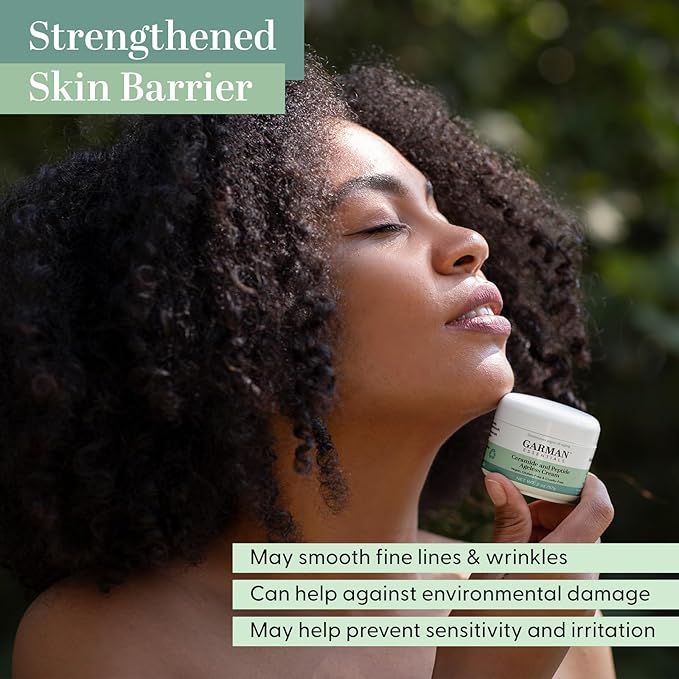 Ceramide and Peptide ageless Cream, Daily Facial Repair Moisturizing Cream, Skincare, Moisturizer, Safe for Sensitive Skin, Vegan, Gluten-Free