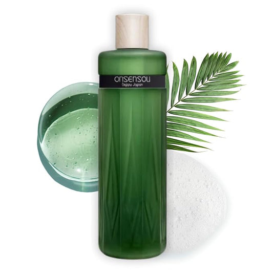 Itchy Scalp Shampoo for Women & Men, Daily Clarifying Shampoo with Hot Spring Yeast, Green Algae & Amino Acid from Japan, Paraben & Sulfate Free, SHAMPOO ROUTINE CARE, 10.1 Fl Oz