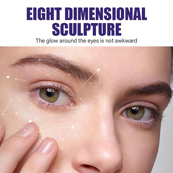 Turmeric Booster Eye Cream Stick, Turmeric Eye Stick for Dark Circles and Puffiness, Under Eye Cream Anti Aging Hydrating Reduces Fine Lines Wrinkles Under Eye Bags 1.41 OZ