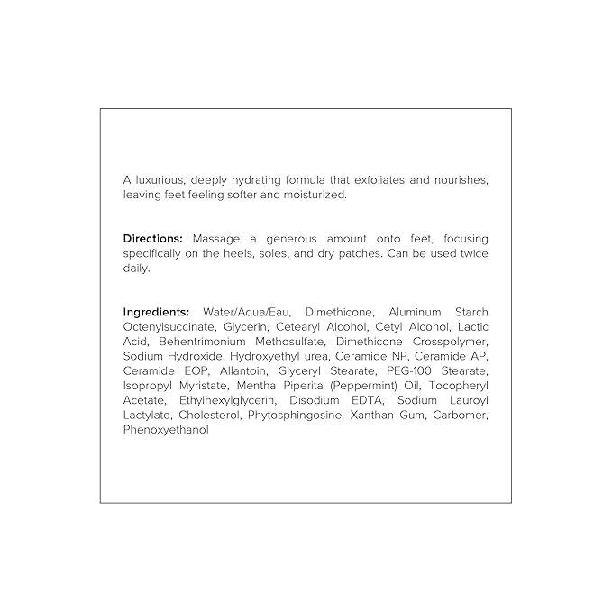 DRMTLGY Concentrated Foot Cream for Dry Cracked Heels - Heel Cream & Foot Lotion for Dry Cracked Feet -Dry Feet Treatment for Women & Men