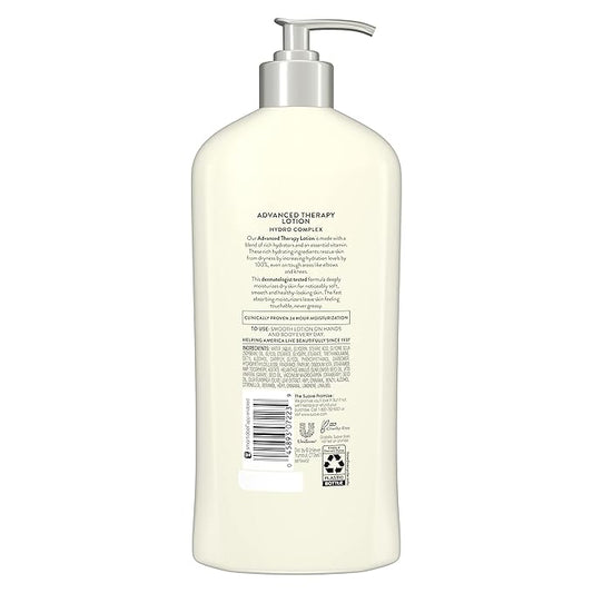 Suave Skin Solutions Body Lotion, Advanced Therapy, 18 Fl Oz (Pack of 6)