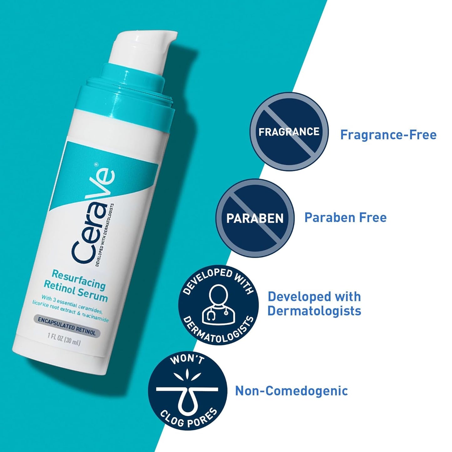 Resurfacing Retinol Serum – Post-Acne Marks & Pore Care ✨💧