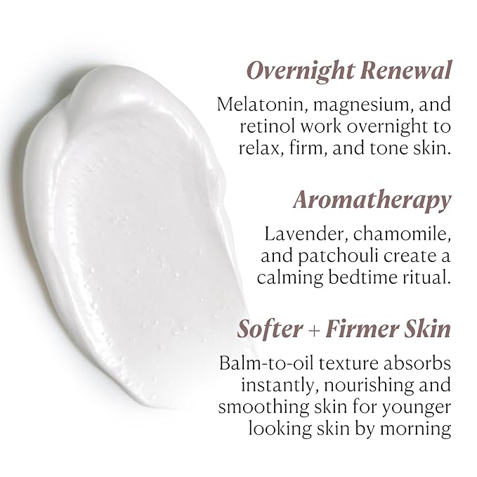 Nakery SkinRecovery Relaxing Magnesium Balm - Skin Tightening Cream for Body with SepiLift & Retinol - Muscle Balm with Melatonin for Restful Sleep - Hydrating Dry Skin Cream with Shea Butter